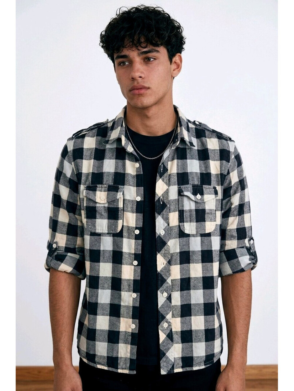 Salt Valley Buffalo Plaid Flannel Shirt sz Small
